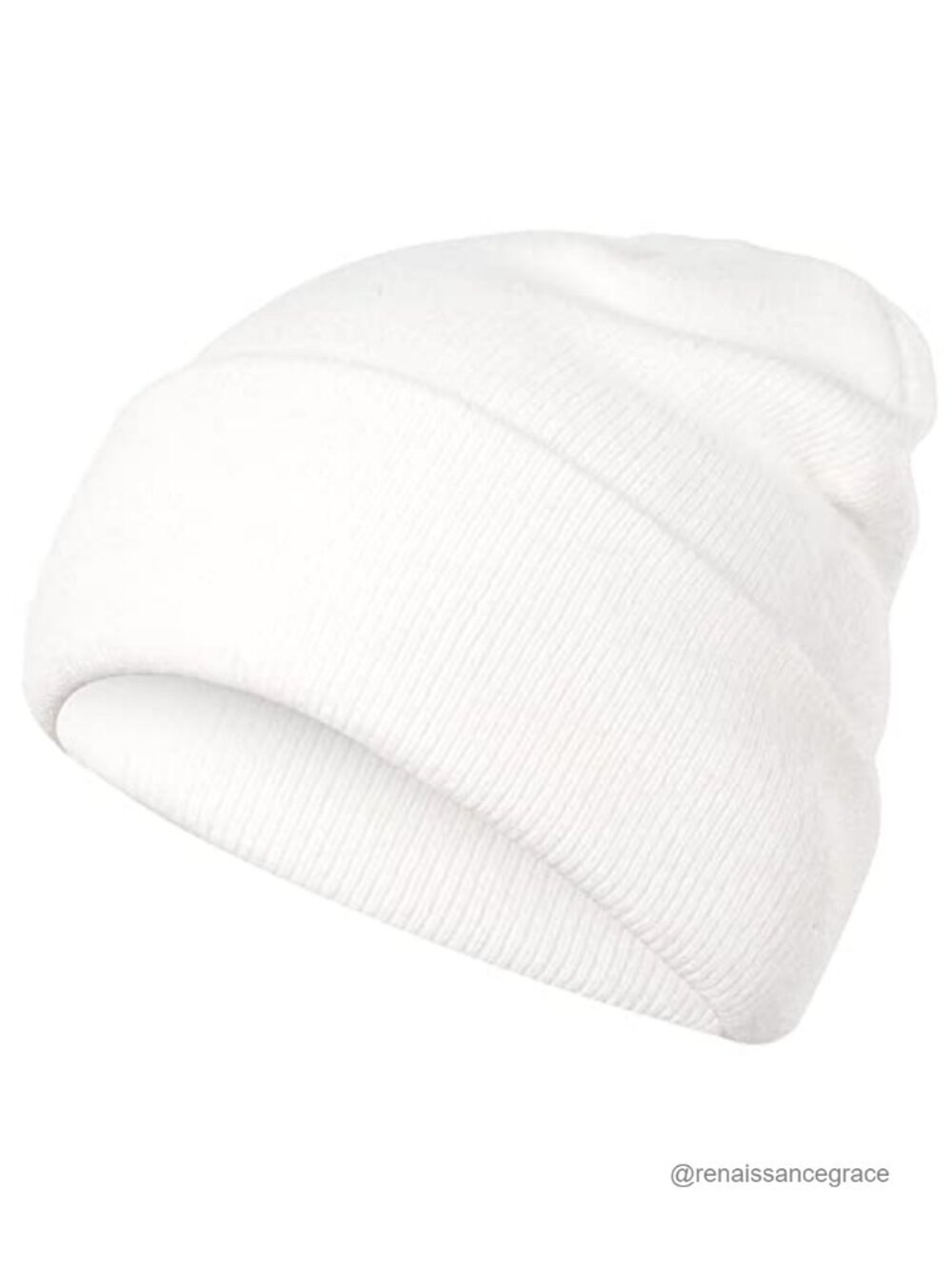 Winter Cuffed Knit Beanie Hat for Women Men